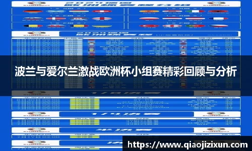 波兰与爱尔兰激战欧洲杯小组赛精彩回顾与分析