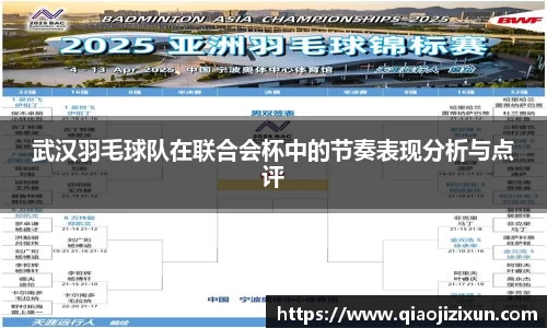 武汉羽毛球队在联合会杯中的节奏表现分析与点评